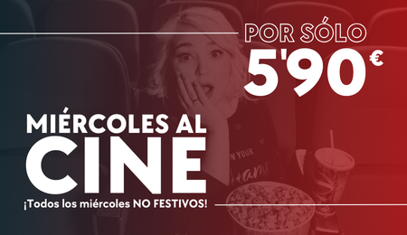 Miercoles no festivos por 5,9€ Miercoles no festivos por 5,9€